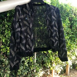 Zara lightweight fashion zip up